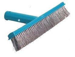 Escova Reta De Aço Para Piscinas 12Cm Herbinject