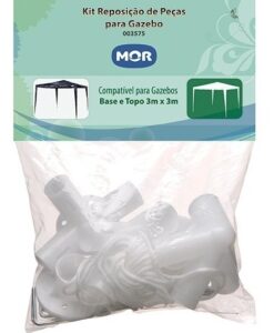Kit Reposição Peças Gazebo 3,0 X 3,0 M Reparo Tenda Mor