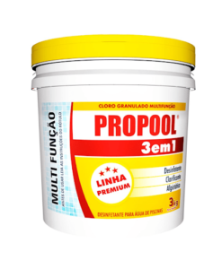 Cloro Granulado Para Piscina Propool 3 Em 1 Balde 10kg HidroAll