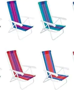 Cadeira de Praia 8 Posições Cores Diversas - Mor