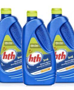 Kit Ultra Clear Algicida e Decantador 2 x 1 Hth - 1Litro